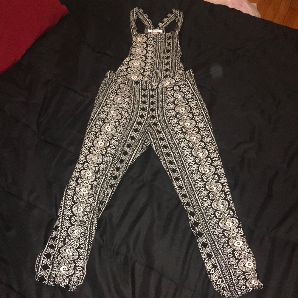 Black and White overalls